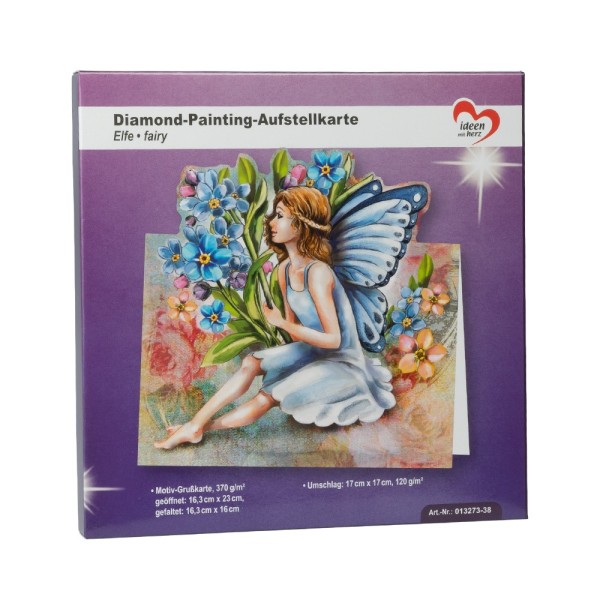 Diamond Painting Aufstellkarte Elfe Cm X Cm Inkl Zubeh R