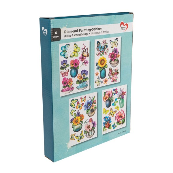 Diamond Painting Sticker Bl Ten Schmetterlinge Din A Inkl