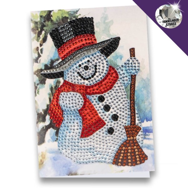 Diamond Painting Gru Karte Strass Kerzen Mit Weihnachtsstern Cm