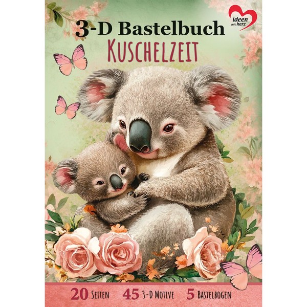 3-D Bastelbuch, Kuschelzeit, 20 Stanzbogen DIN A4
