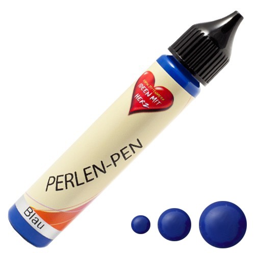 Perlen-Pen, 25ml, blau