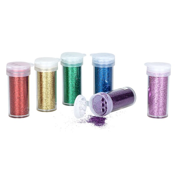 Laser-Puderglimmer, 6er Set