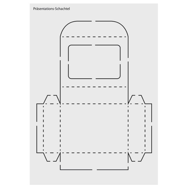 Design-Schablone Nr. 3 "Präsentations-Schachtel ", DIN A4