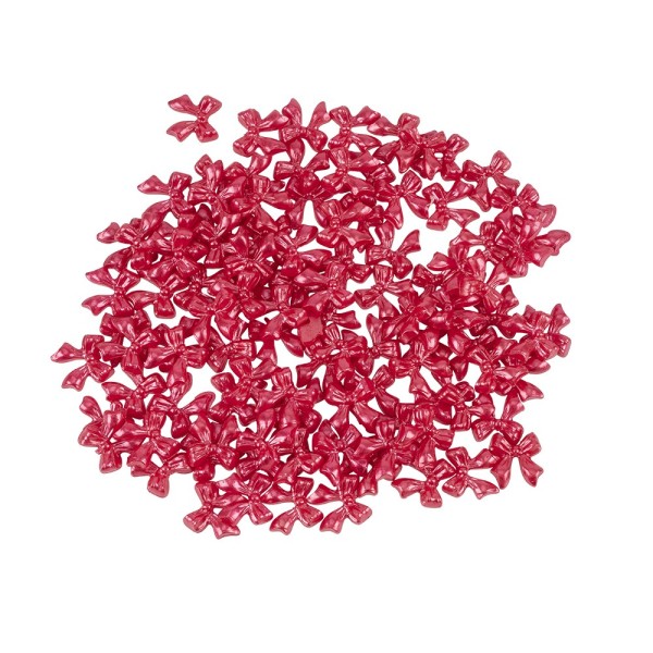 Miniatur-Schmuckstein-Schleifen, perlmutt, 0,9cm x 1cm x 0,2cm, rot, 100 Stück