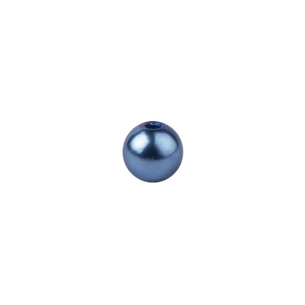Perlen, Perlmutt, Ø 4mm, blau, 200 Stück