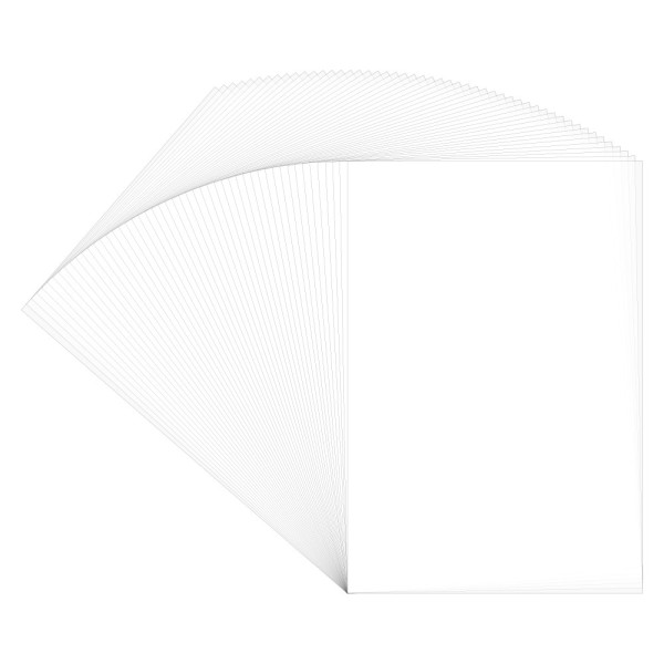 Trennpapier, antihaft, DIN A4, 40 g/m², weiß, wiederverwendbar, 50 Blatt