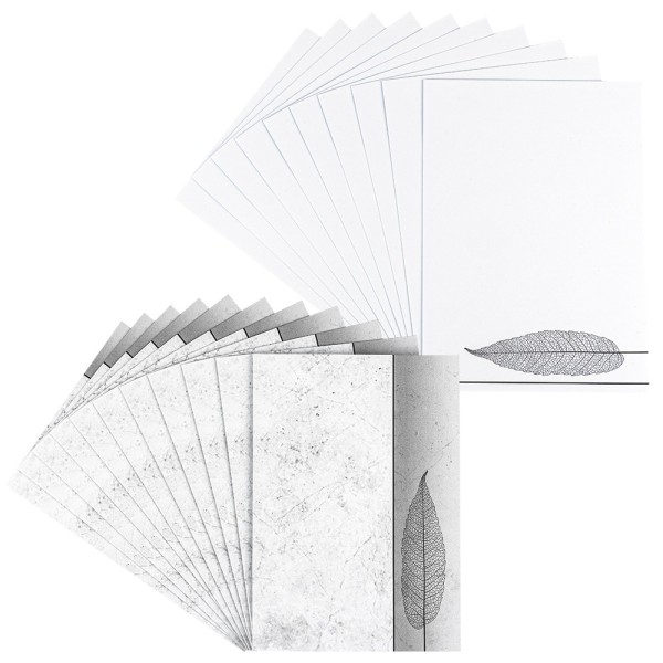 Grußkarten, Kondolenz, Blatt, B6 (11,5cm x 16,5cm), 230 g/m², inkl. Umschläge, 10 Stück