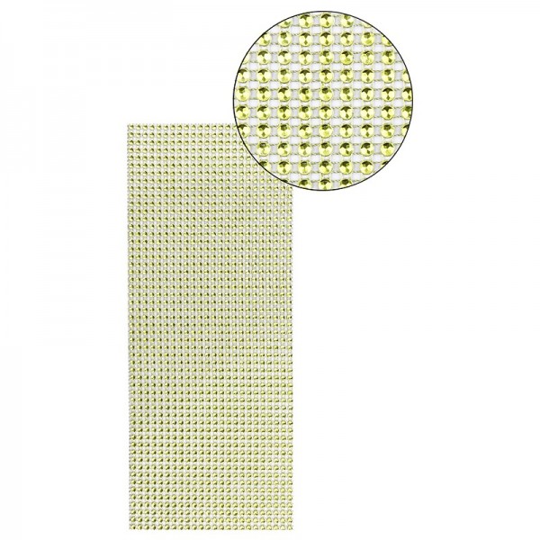 Schmuck-Netz, selbstklebend, 12cm x 30cm, maigrün
