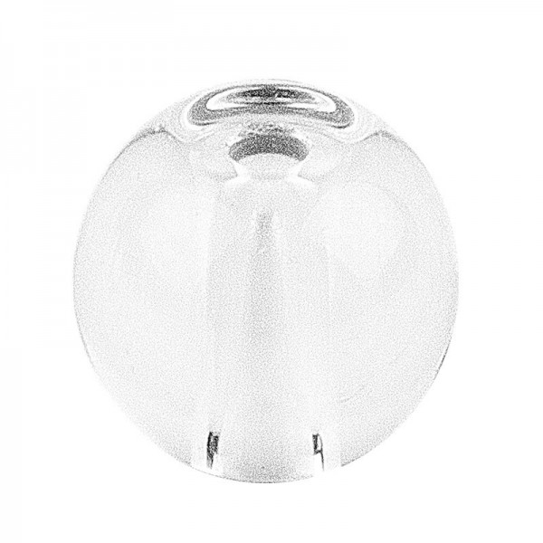 Glaskunst, Perlen, Kugel, Ø 0,8cm, klar, 100 Stück
