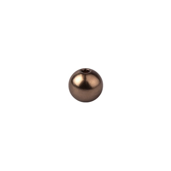 Perlen, Perlmutt, Ø 6mm, braun, 150 Stück