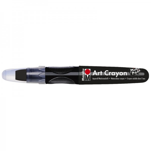Marabu Art Crayon/Aquarell-Wachsmalstift, wasserlöslich, schwarz