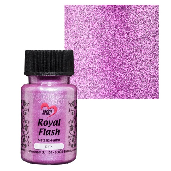 Metallic-Farbe "Royal Flash", flieder/pink, 50ml