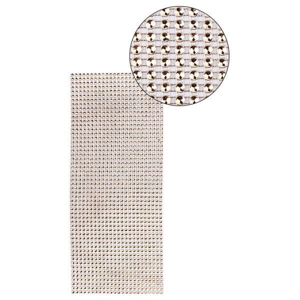 Schmuck-Netz, selbstklebend, 12cm x 30cm, hellbraun