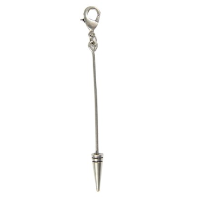 Wechselstäbe, 5cm, 5 Stück, silber patiniert