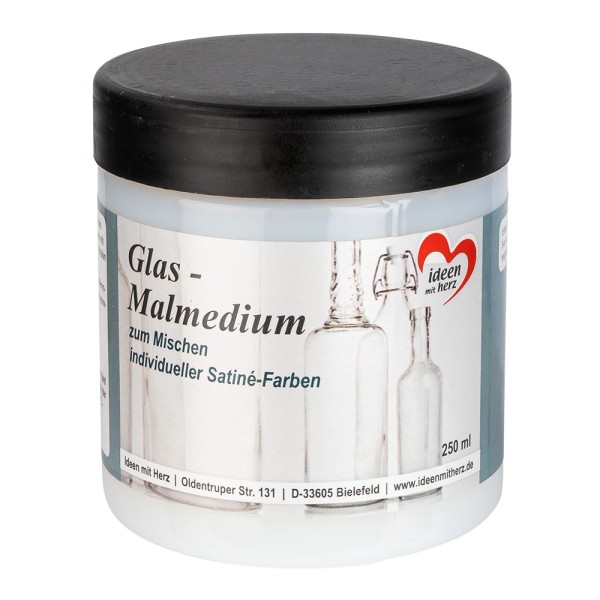 Glas-Malmedium, zum Mischen individueller Satiné-Farben, 250ml
