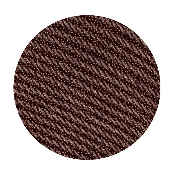 Satin-Kreise, Ø6cm, 50 Stück, Folien-Print-Punkte, mocca