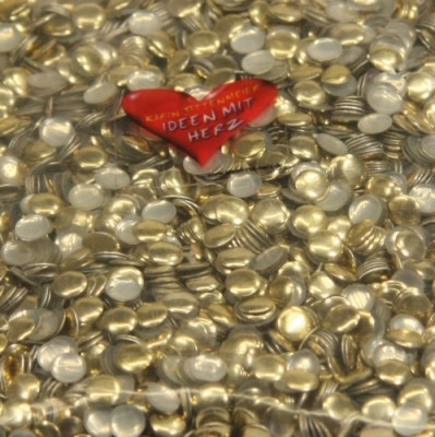 Bügel-Alu-Nieten, Ø4 mm, gold, ca. 3000 Stück
