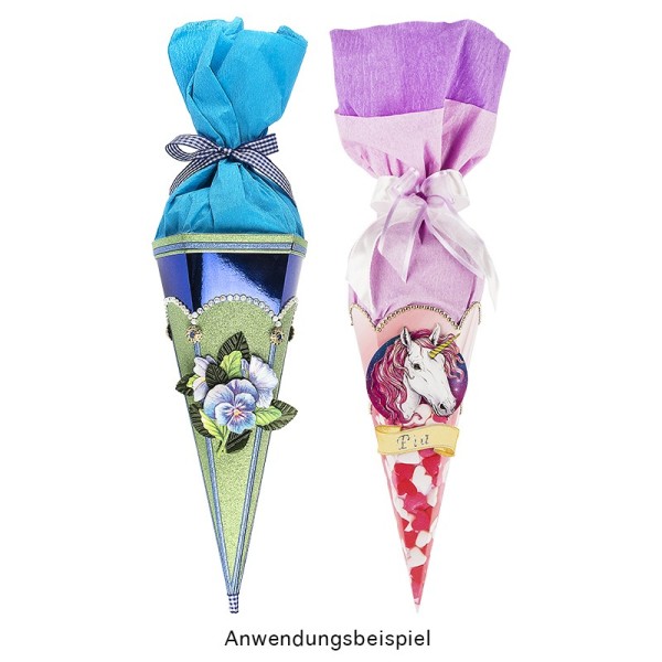 Design-Schablone, Zuckertüte/Schultüte, DIN A3 | Design-Schablonen