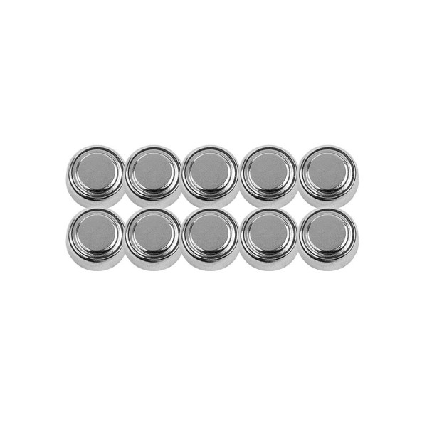 Knopfzellen-Batterien, Alkaline 1,5V AG13/LR44, 145mAh, 10 Stück
