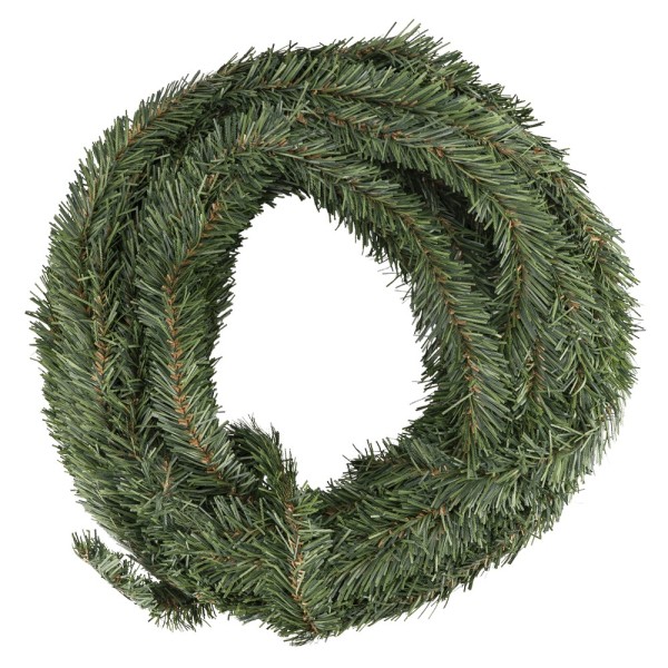 Tannen-Girlande, Duo-Color, Design 1, 30m lang, Ø 4cm, grün/dunkelgrün