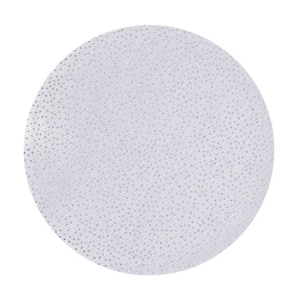 Satin-Kreise, Ø8cm, 50 Stück, Folien-Print-Punkte, weiß