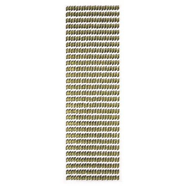 Glitzerstein-Bordüren, selbstklebend, gewölbte Ellipse, olivgrün