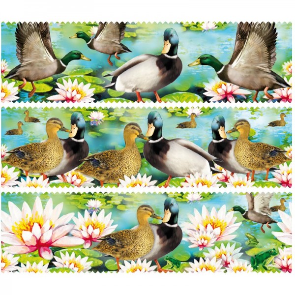 Zauberfolien "Enten", Schrumpffolien für Ø9cm, 8,5 cm hoch, 6 Stück
