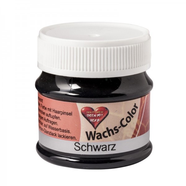 Wachs-Color 50 ml, Schwarz