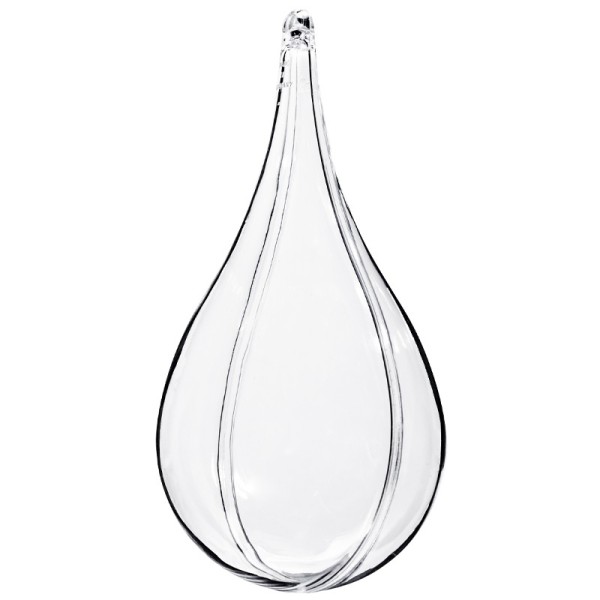 Acryl-Tropfen, transparent/klar, 18 cm hoch, Ø 8,7 cm
