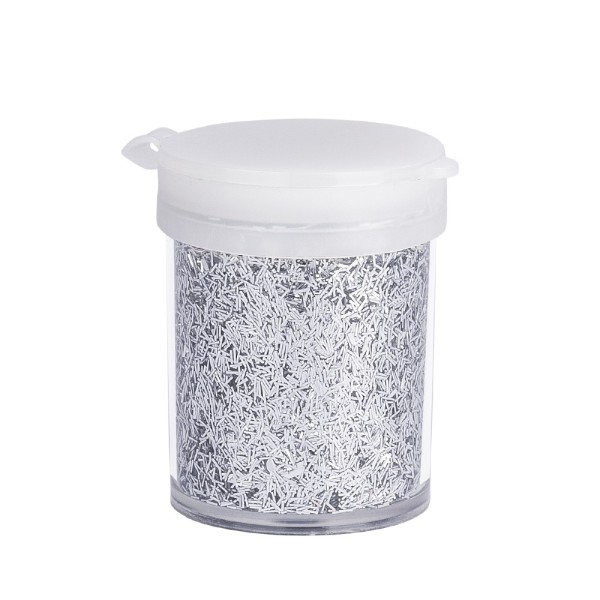 Stäbchen-Glimmer, 12g, silber