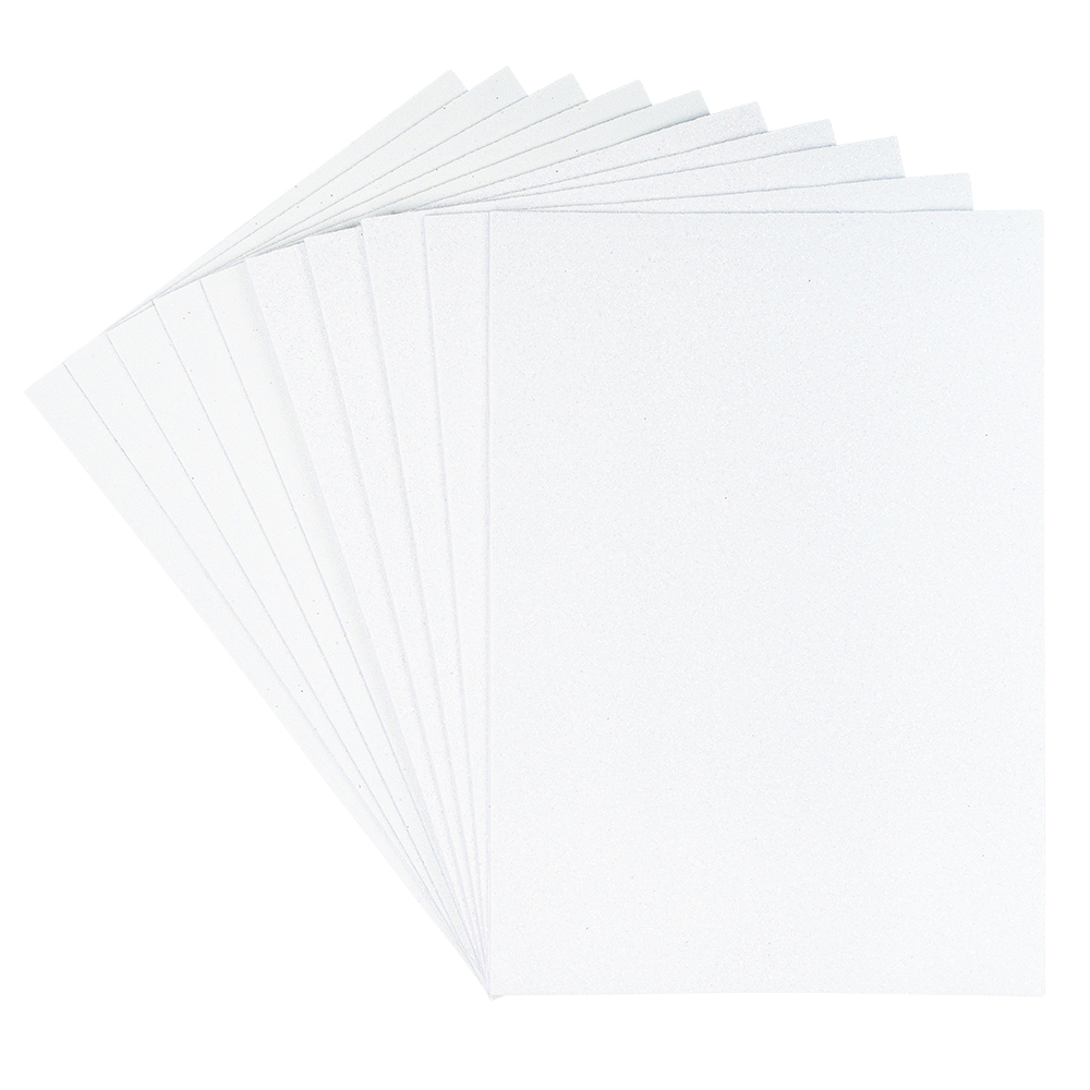 50 Bogen Zweiseitig Selbstklebend Transparent A4 Folie