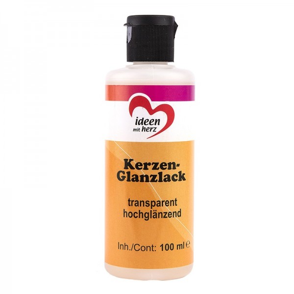 Kerzen-Glanzlack, transparent, hochglänzend, 100 ml
