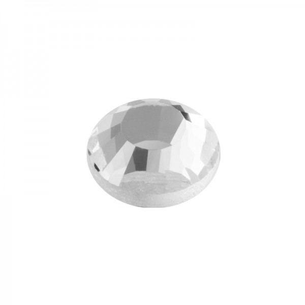 Hot-Fix Glas-Kristalle zum Aufbügeln, Ø4mm, 1000 Stk., transparent