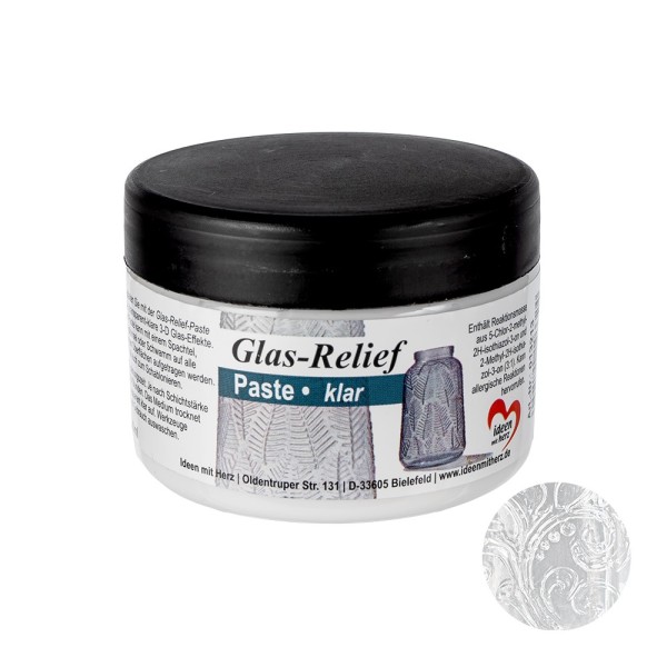 Glas-Relief-Paste, klar, 150ml