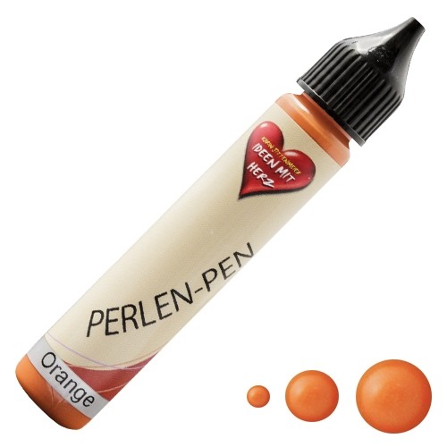 Perlen-Pen, 25ml, orange