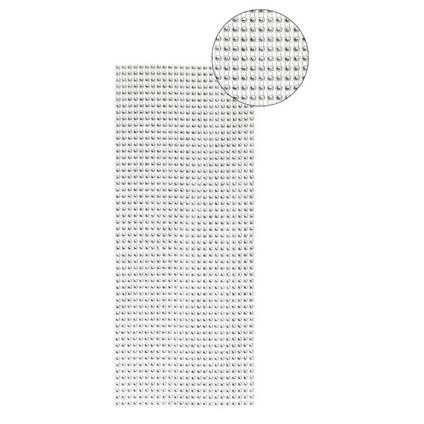 Schmuck-Netz, selbstklebend, 12 x 30 cm, silber, Design 19
