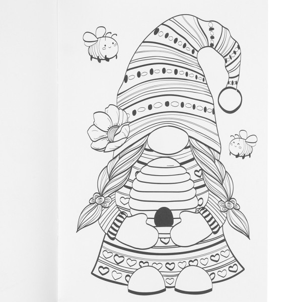 Malbuch: Malen... und die Seele lacht "Wichtel rund ums Jahr", DIN A4