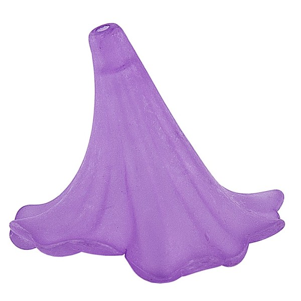 Blütenkelche 2, gefrostet, 3,9cm x 3,0cm, flieder, 10 Stück