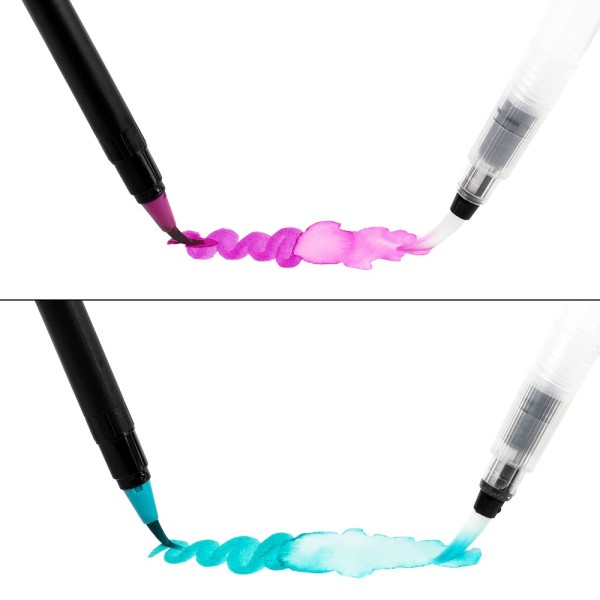 Nurila 6-tlg Aquarellstifte Set - Wassermalstifte Mit Tank Für Aquarellmalerei