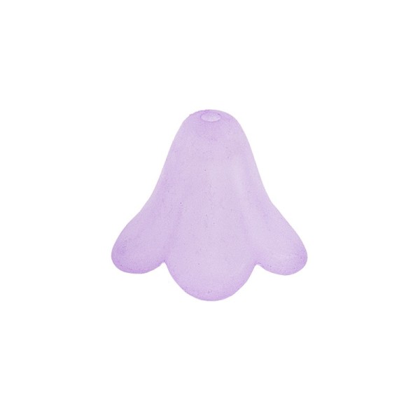 Blütenkelche, gefrostet, 1cm x 1,4cm, flieder, 20 Stück