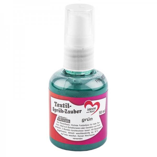 Textil-Sprüh-Zauber/Textil-Sprühfarbe, 50 ml, grün