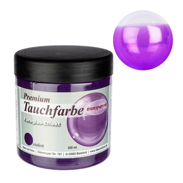 Premium-Tauchfarbe, Farbglas-Effekt, violett, 250ml