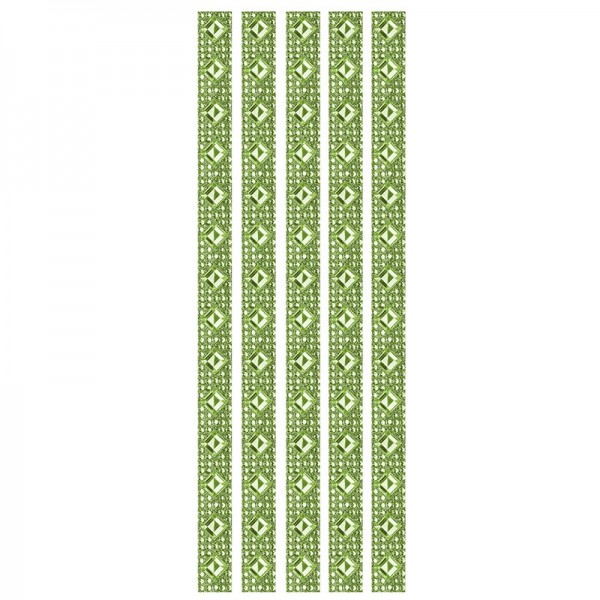 Royal-Schmuck, 5 selbstklebende Bordüren, 29 cm, grün