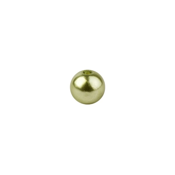 Perlen, Perlmutt, Ø 4mm, hellgrün, 200 Stück
