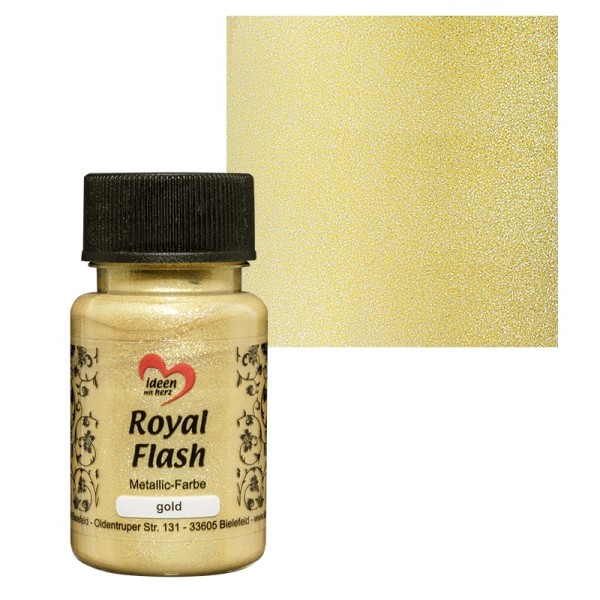 Metallic-Farbe "Royal Flash", gold, 50ml
