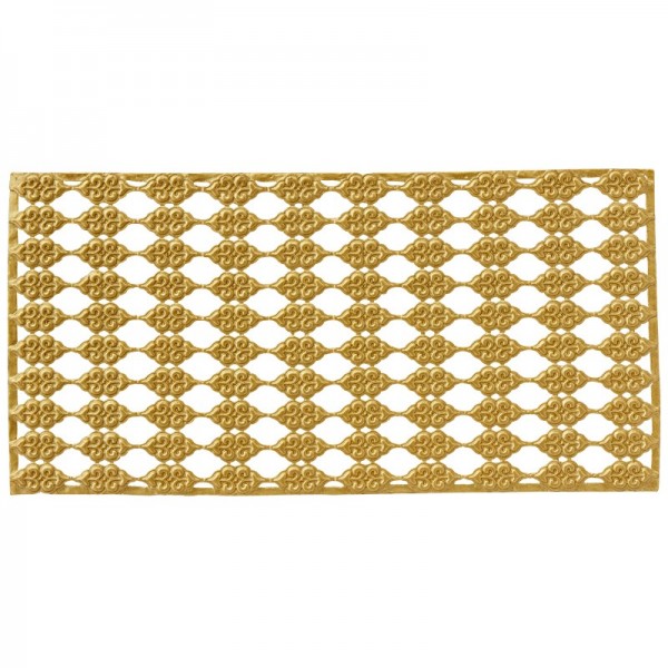 Wachs-Bordüren auf Platte, Ornamente, geprägt, gold, 20cm, 10 Stück