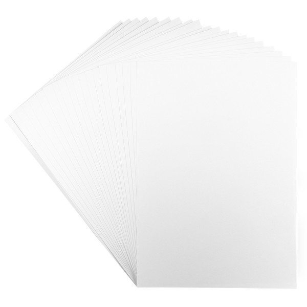 Tonkarton, DIN A4, 300g/m², weiß, 20 Bogen