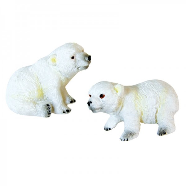 Relief-Eisbären, 6 Stück