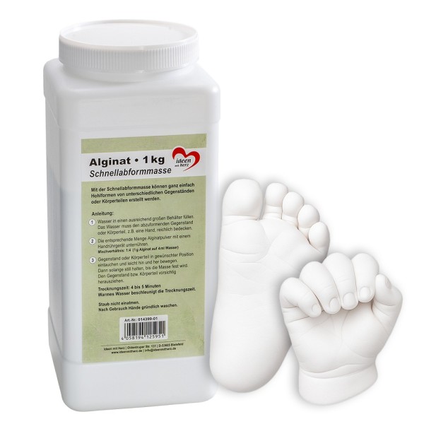 Schnellabformmasse, Alginat, 1kg