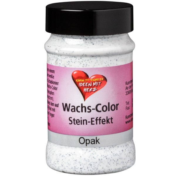 Wachs-Color, Stein-Effekt, opak, 90 ml